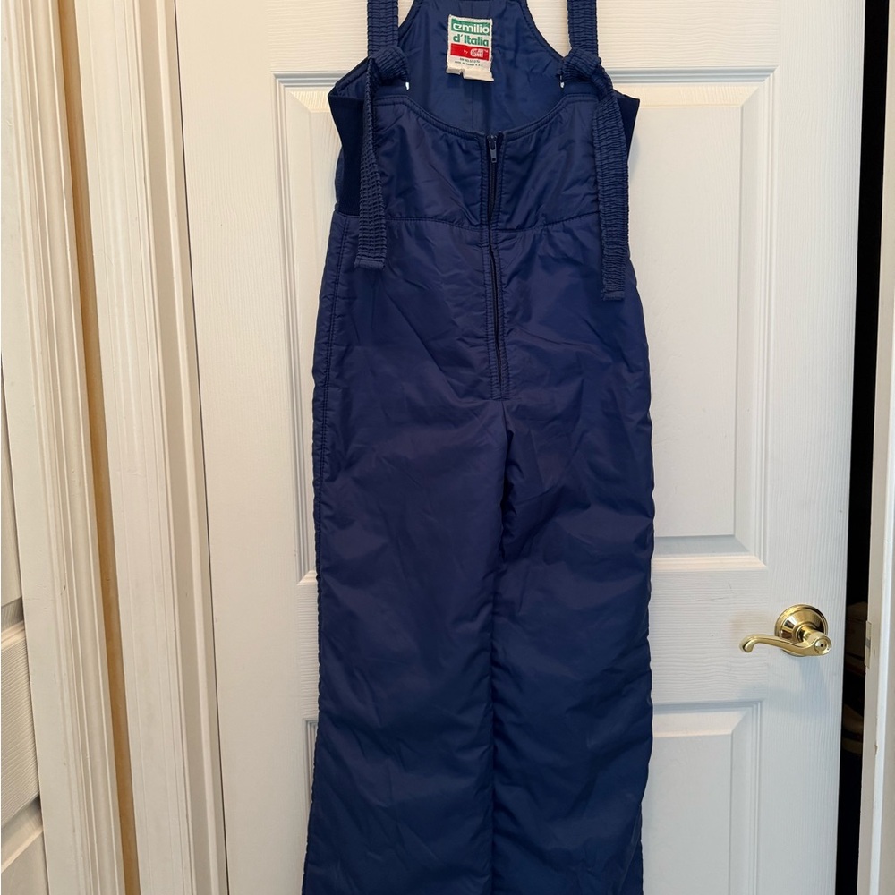 Youth Ski Pants/Ski Bib with Zipper and Adjustable Straps